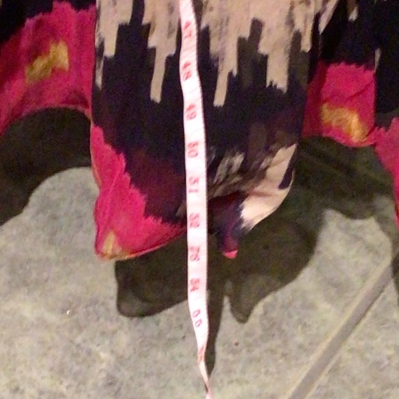 💕Host Pick💕NWOT Marchesa notte silk multi coloured evening gown - Picture 9 of 11